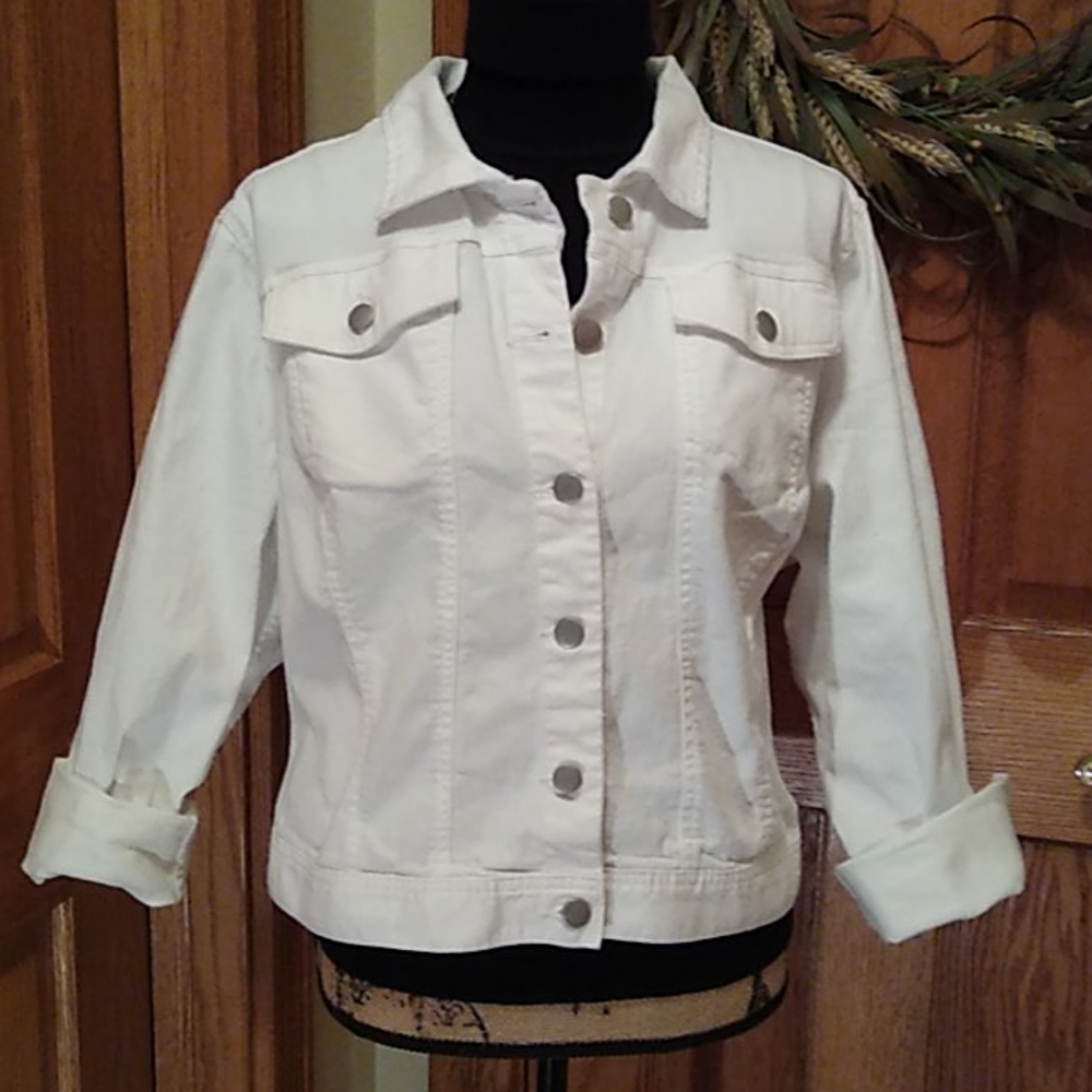 White Jean Jacket